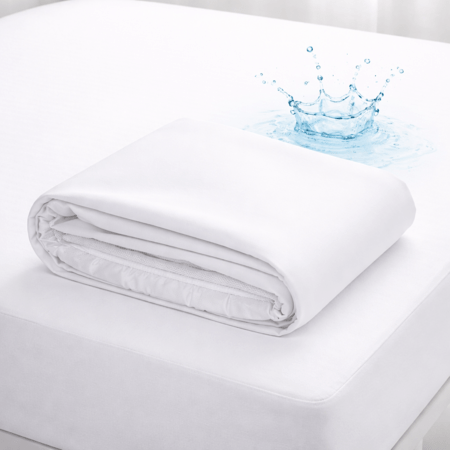 MIMINU veekindel kummiga voodilina, 40x90 cm., White 