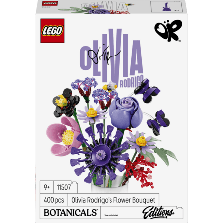 11507 LEGO® Botanicals ja LEGO® Editions: Olivia Rodrigo lillekimp 
