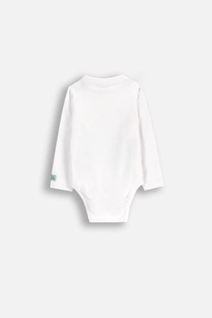 COCCODRILLO pikkade varrukatega beež särk DRAGONS BOY NEWBORN, valge, WC5112101DBN-001-086, 86 cm 