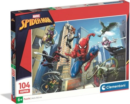CLEMENTONI SPIDER-MAN pusle 104 tk., 25014 