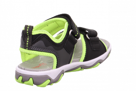SUPERFIT sandaalid MIKE 3.0, must/rohelised, 29 suurus, 1-009470-0000 1-009470-0000 29