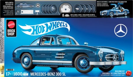HOT WHEELS Mattel Brick Shop Mercedez-Benz 300 SL, HWW25 