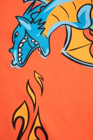 COCCODRILLO pikkade varrukatega särk DRAGONS BOY KIDS, punane, WC5143101DBK-009-122, 122 cm 