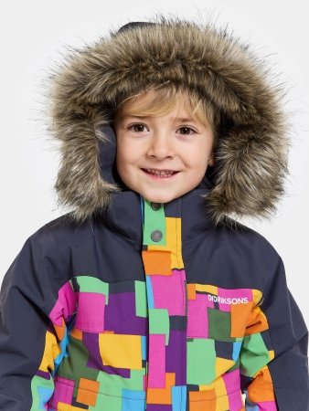 DIDRIKSONS talvekombinesoon BJÄRVEN, värviline, 505576-A66, 140 cm 
