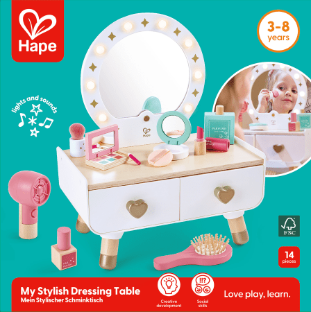 HAPE  meigilaua komplekt My Stylish, 14 tarvikuga, E3219A 