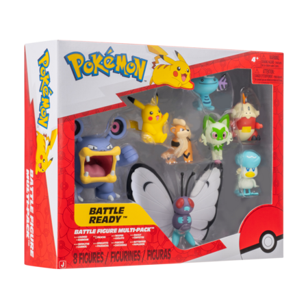POKEMON figuuride komplekt, 8 tk, PKW4100 