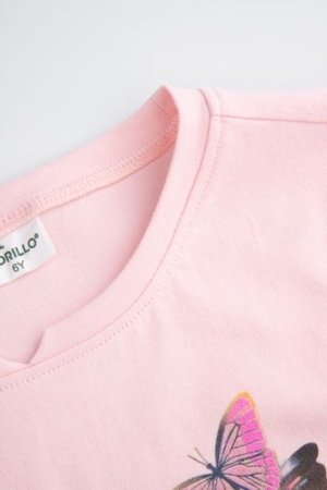 COCCODRILLO pikkade varrukatega särk DREAM DIARIES GIRL KIDS, roosa, WC5143101DGK-033-122, 122 cm 