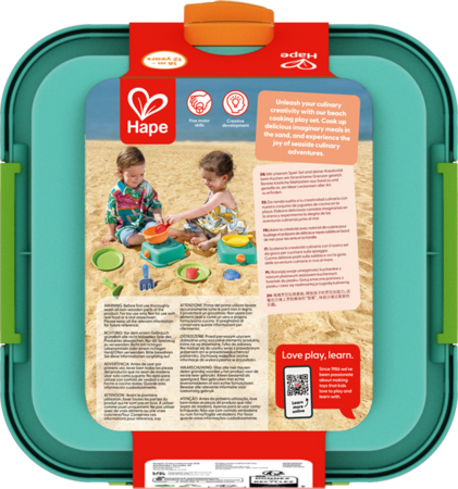 HAPE liivamänguasjad toiduvalmistamise mängukomplekt, E4106K 