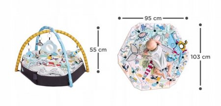 KINDERKRAFT beebi mängumatt SMARTPLAY SEA, KPSMSE00MUL0000 KPSMSE00MUL0000