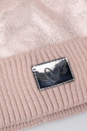 COCCODRILLO cap ACCESSORIES WINTER GIRL, roosa, ZC4364315AWG-007-054, 54 cm 