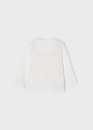 MAYORAL pikkade varrukatega t-särk 3D, kreemjas värv, 92 cm, 2007-55 2007-55 12