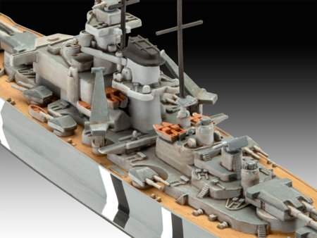 REVELL mudel Legendaarne Bismarck (1:700 & 1:1200), 05637 