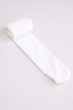 COCCODRILLO sukkpüksid TIGHT MICROFIBRE PLAIN, valged, XCX380301TMP-001-164, 164 