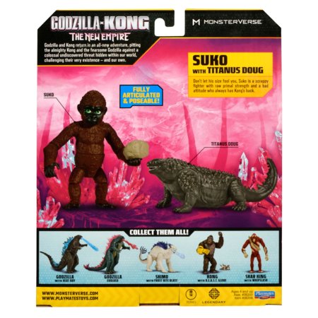 GODZILLA 5" figuur Suko With Titanus Doug, 35208 