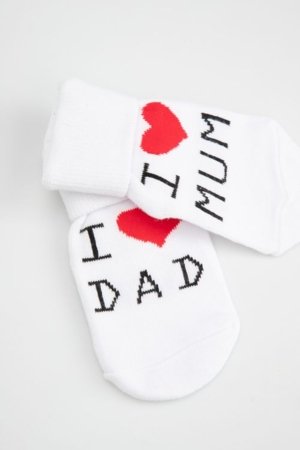 COCCODRILLO sokid, valged, WC6382222SOG-001-003, 3/4 cm 