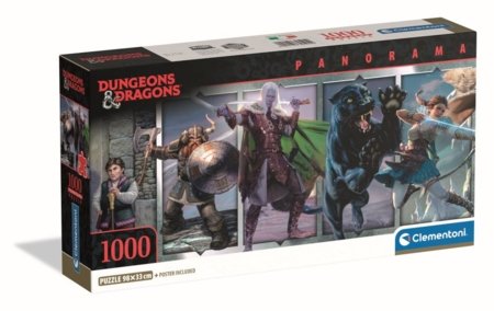CLEMENTONI Puzzle Dungeons and Dragons panoraam, 1000 tk,, 39501 