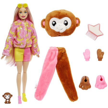 BARBIE Cutie Reveal Džungli seeria nukk - ahv, HKR01 HKR01