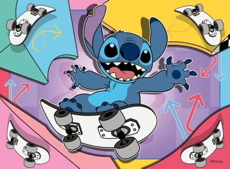 RAVENSBURGER PUZZLE pusle komplekt Disney Stitch, 12/16/20/24 tk, 12004106 1 