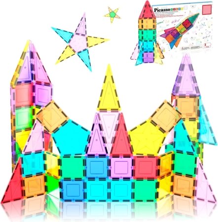 PICASSO TILES magnetkonstruktor Rocket Booster 32 tk., PT32 