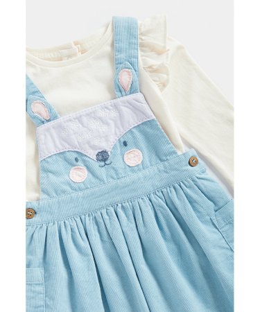 MOTHERCARE pitkähihaiset t-paida, sarafan ja sukapüksid, FE307  
