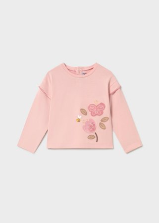 MAYORAL pikkade varrukatega t-särk, peony, 1.088-32, cm 