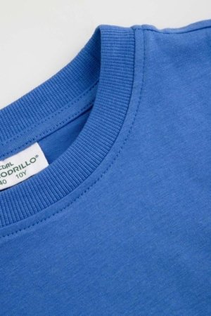 COCCODRILLO lühikeste varrukatega t-särk, sinised, WC6143202RBJ-032-134, 134 cm 