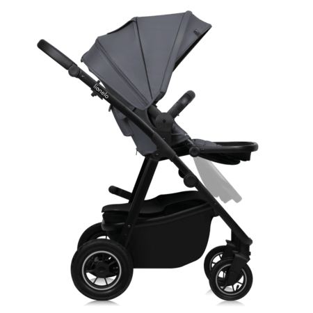 LIONELO universaalne käru AMBER PLUS 2in1, Grey graphite, LO-AMBER PLUS 