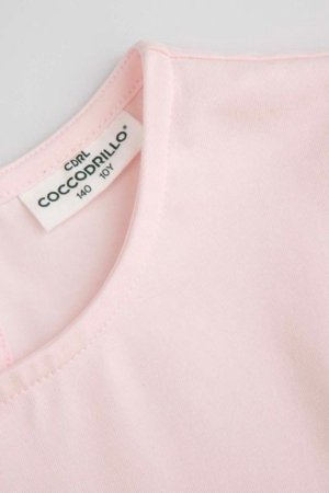 COCCODRILLO lühikeste varrukatega särk ELEGANT JUNIOR GIRL, roosa, WC5143202EJG-007-164, 164 cm 