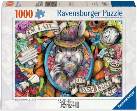 RAVENSBURGER PUZZLE pusle Moekalt hilinenud, 1000 tk, 12001712 7 