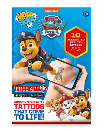 PAW PATROL tätoveeringu komplekt, 10tk., HTPPTA100 