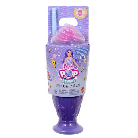 BARBIE Pop! Reveal – Magusate Maiuste sari: Lillade juustega nukk, JFY60 