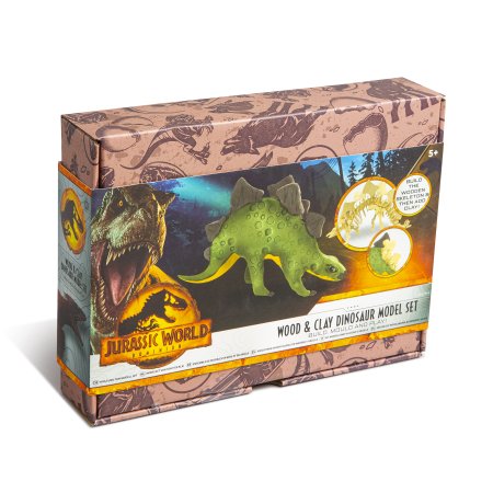 JURASSIC WORLD savist modelleeriv puidust dinosaurus, assortii, 93-0052 