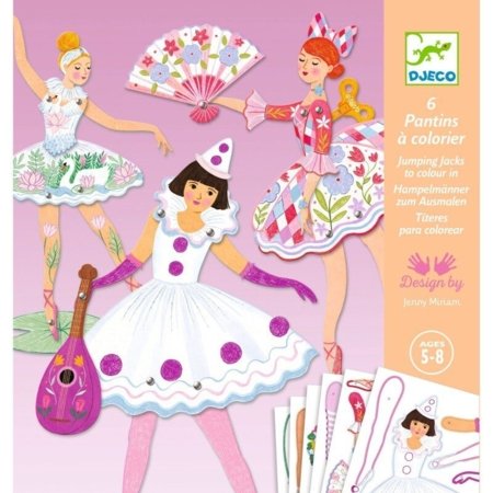 DJECO Liigutatavad paberinukud Baleriinid, DJ09649 