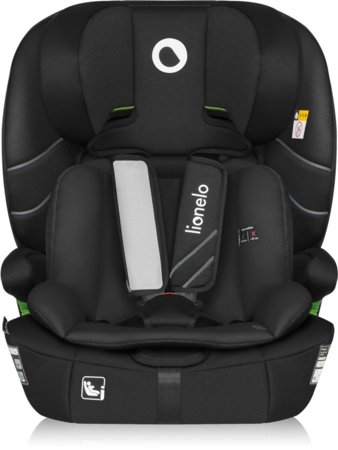 LIONELO turvatool LEVI FIX I-SIZE, Black carbon, 76-150 cm. 