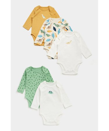 MOTHERCARE pikkade varrukatega bodi 5 tk., FC045 639553