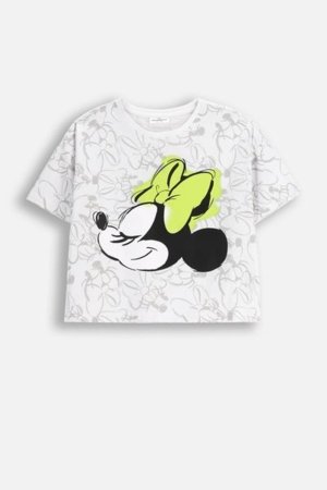 COCCODRILLO lühikeste varrukatega särk LICENCE GIRL, valge, WC5143212LGD-001-164, 164 cm 