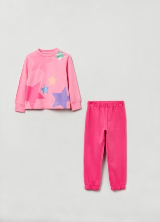OVS GIRL3-10Y JOGGING L/S 2M 9-10 PINK 001822318 001822318