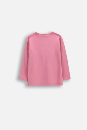 COCCODRILLO pikkade varrukatega t-särk, roosad, WC6143101HGN-007-068, 68 suurus 