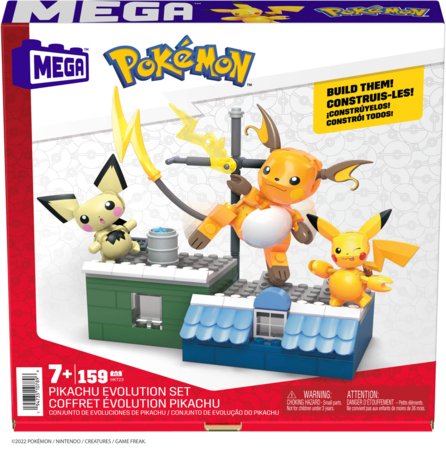 MEGA CONSTRUX POKEMON Pikachu lisa ehituskomplekt HKT23