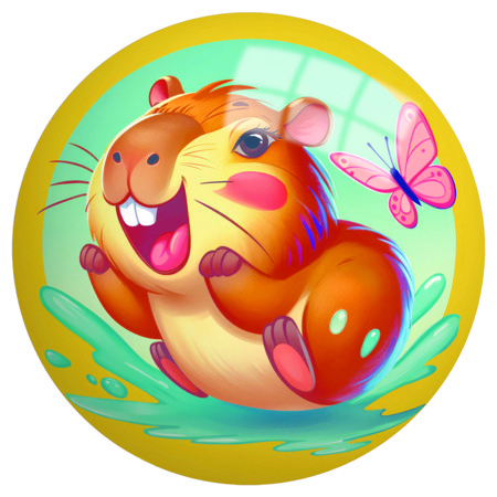 JOHN Capybara vinüülpall, 230 mm, 50166 