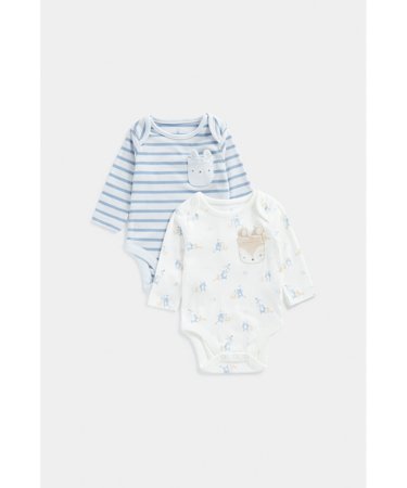 MOTHERCARE pikkade varrukatega bodi 2 tk., FB420 644567