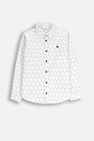 COCCODRILLO pikkade varrukatega särk BACK TO SCHOOL BOY, valge, WC5136101BSB-001-164, 164 cm 
