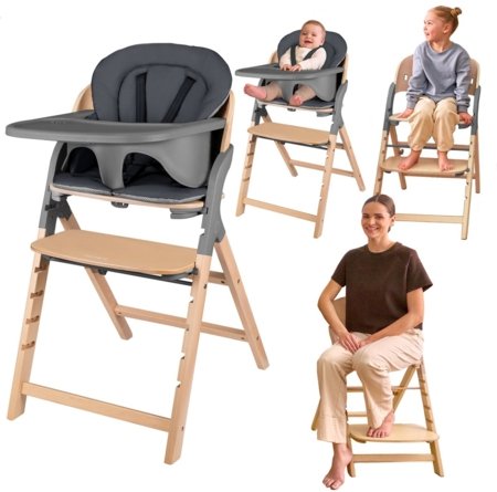 LIONELO söötmistool MEGAN, Grey wood 