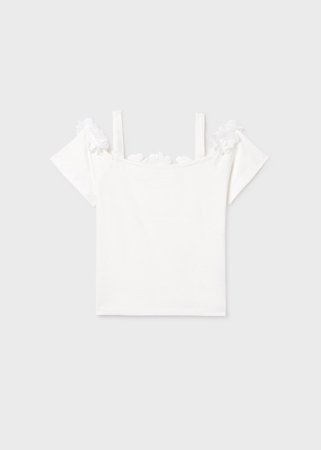 MAYORAL lühikeste varrukatega t-särk, natural, 6.003-95, 140 cm 