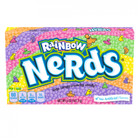 NERDS RAINBOW kommid, 141,7 g, MIX0043 MIX0043