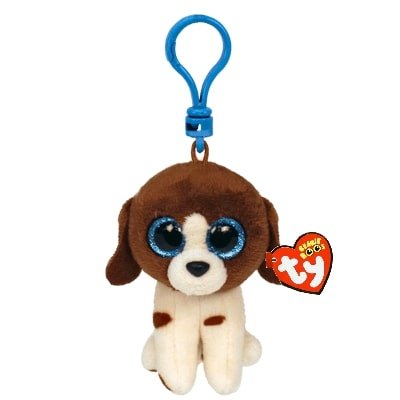 TY Beanie Boos koeraklamber MUDDLES pruun/valge, TY35245 TY35245