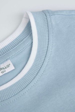 COCCODRILLO lühikeste varrukatega t-särk, sinised, WC6143208MBJ-014-128, 128 cm 