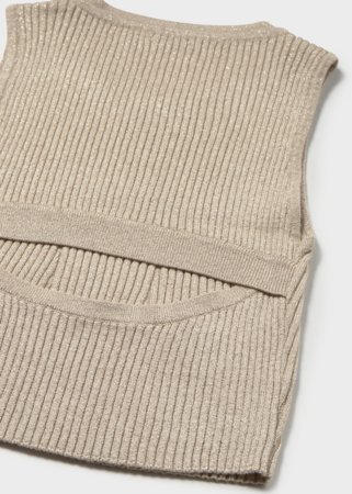 MAYORAL varrukateta pluus, sand, 6.026-40, cm 