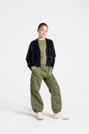 COCCODRILLO sweater MYSTIC NATURE GIRL JUNIOR, must, ZC4172201MGJ-021-164, 164 cm 