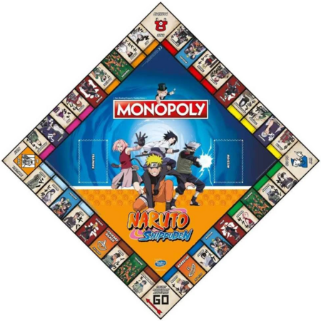 MONOPOLY lauamäng Naruto, EN, WM00167-EN1-6 
